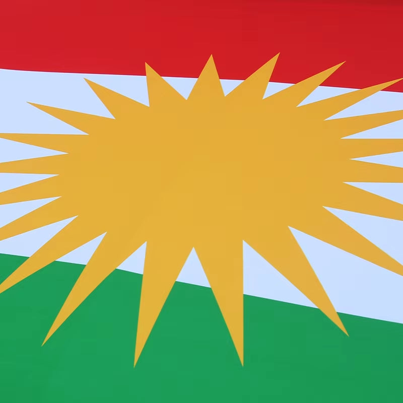 Kurdistan Flag Car Engine Hood Cover National Flag for Decoration
