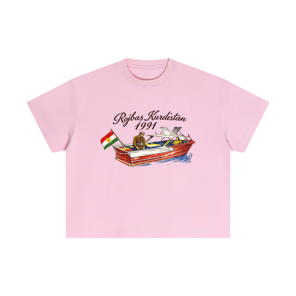 Rojbash Kurdistan - Premium Boxy Cotton Tee