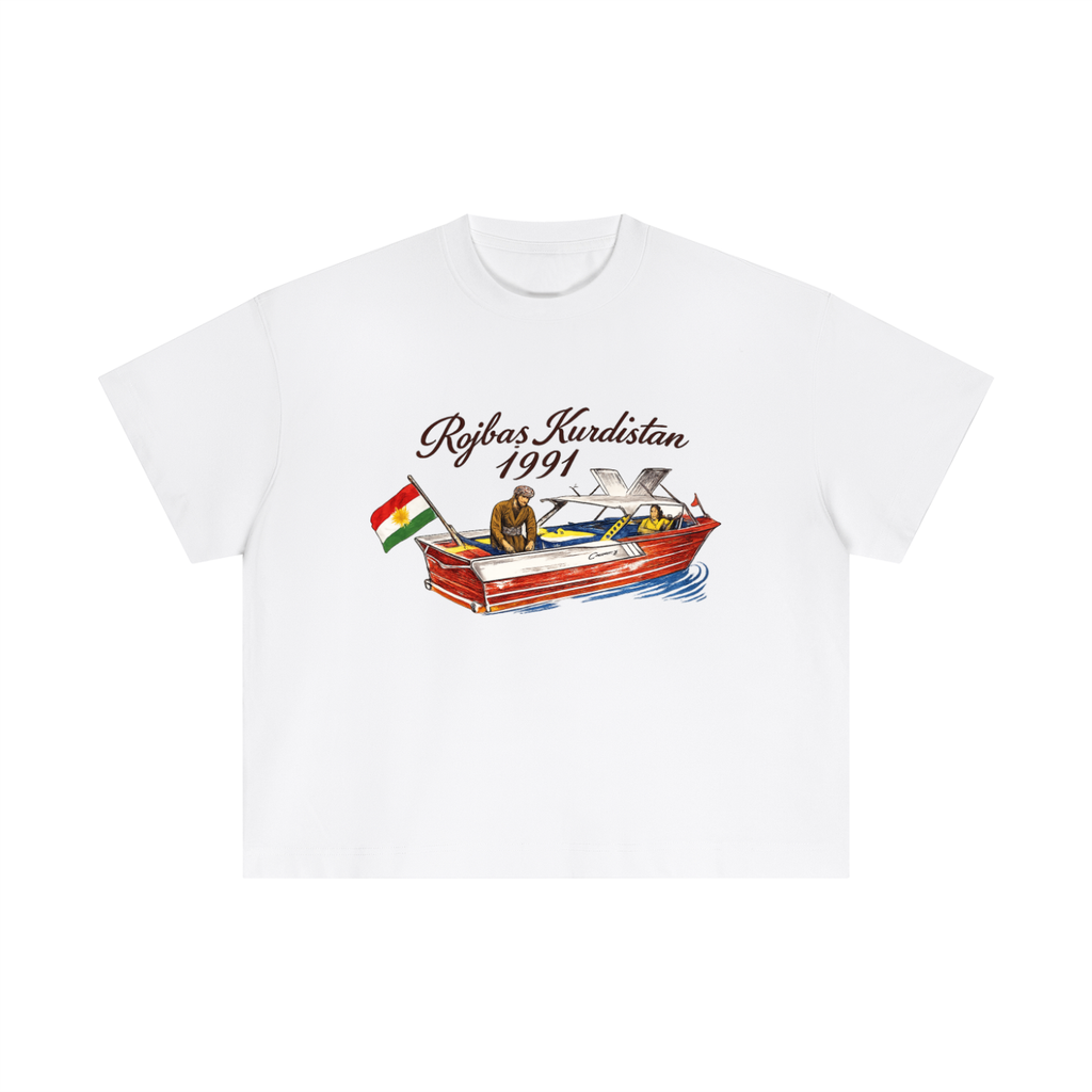 Rojbash Kurdistan - Premium Boxy Cotton Tee
