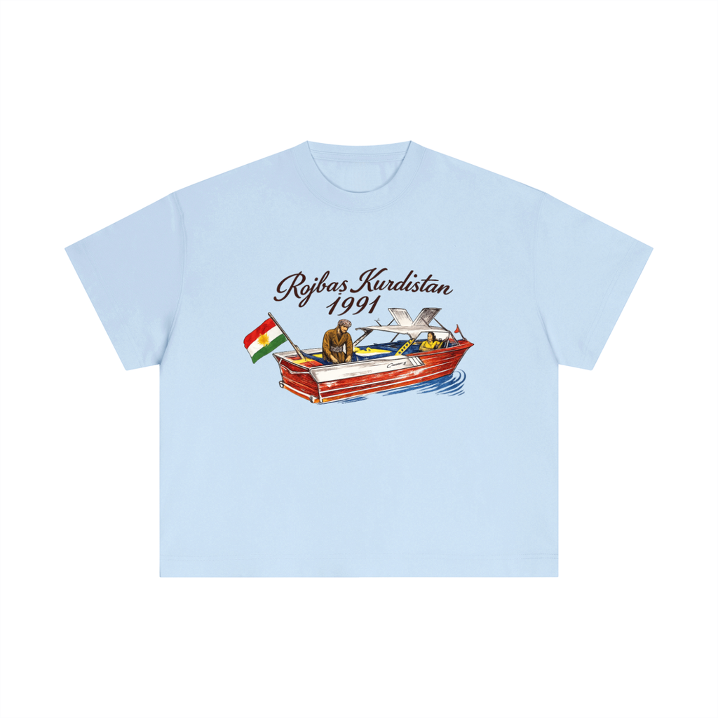 Rojbash Kurdistan - Premium Boxy Cotton Tee