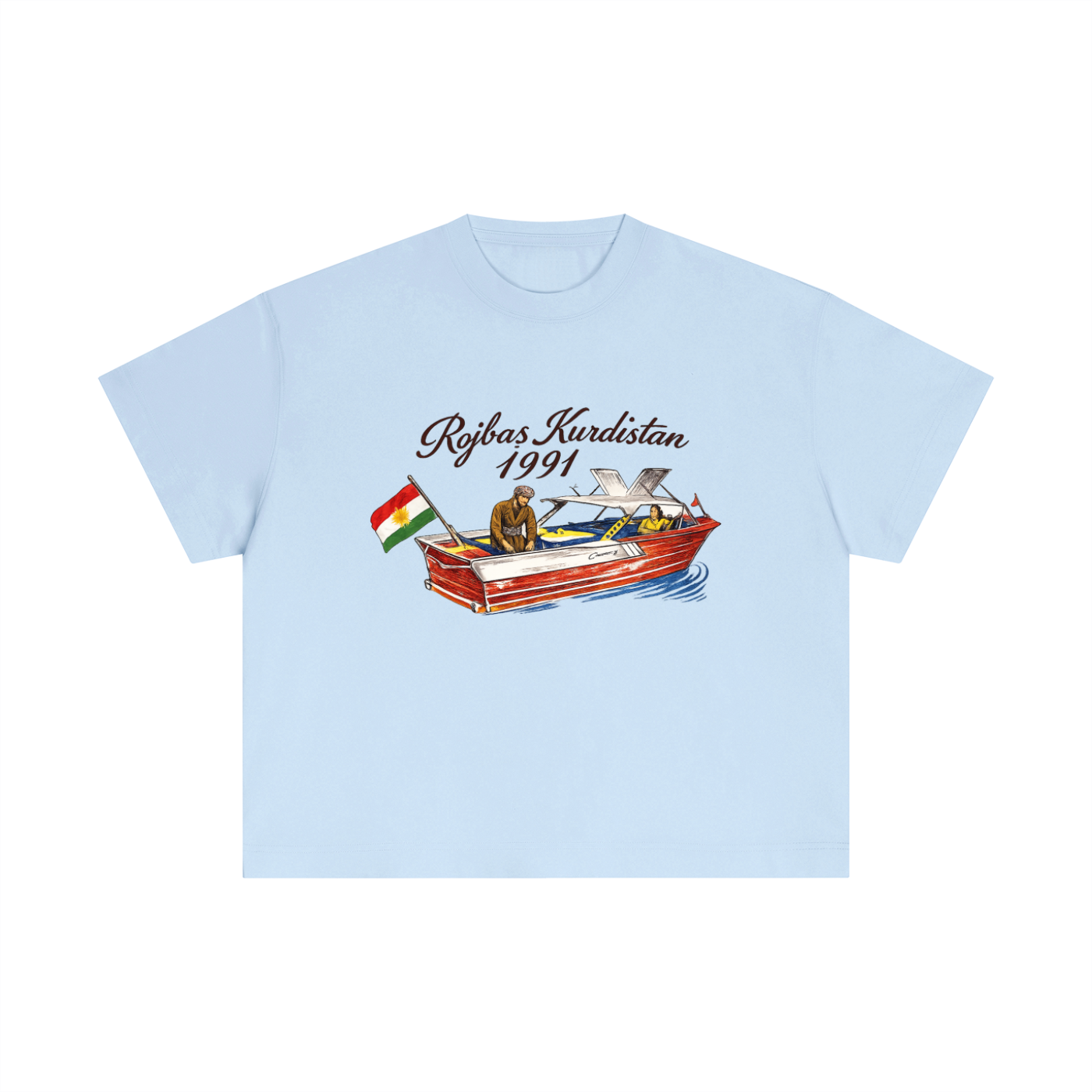 Rojbash Kurdistan - Premium Boxy Cotton Tee