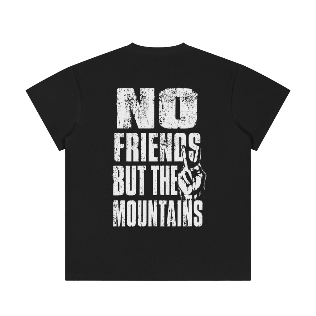 No friends but the mountains - Unisex Regular Fit Crewneck T-Shirt