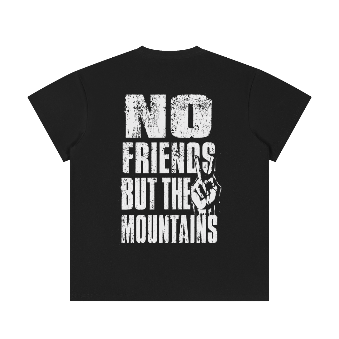 No friends but the mountains - Unisex Regular Fit Crewneck T-Shirt