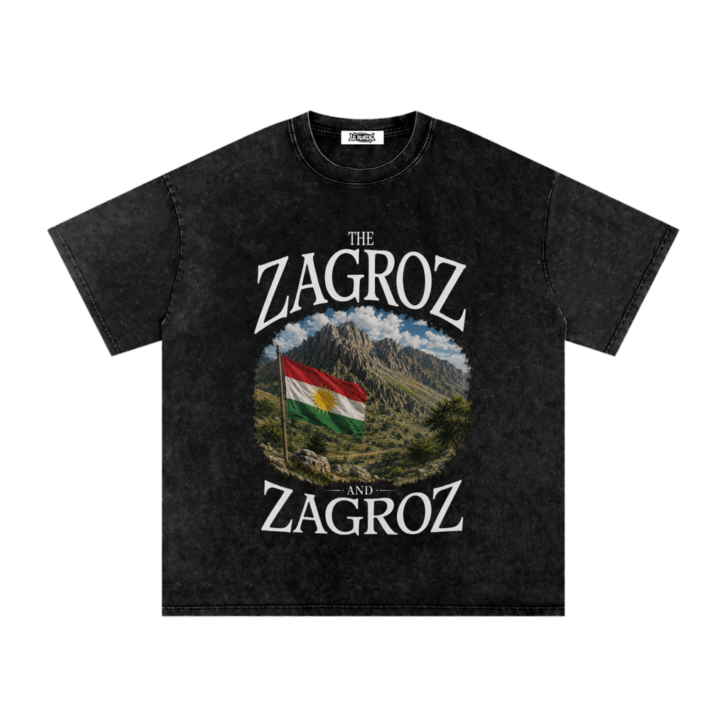 Zagroz Mountain – Premium Snow Wash Tee