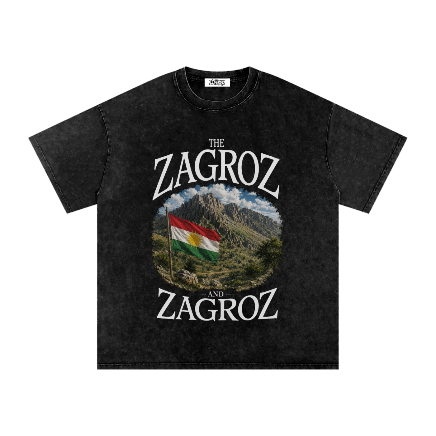 Zagroz Mountain – Premium Snow Wash Tee