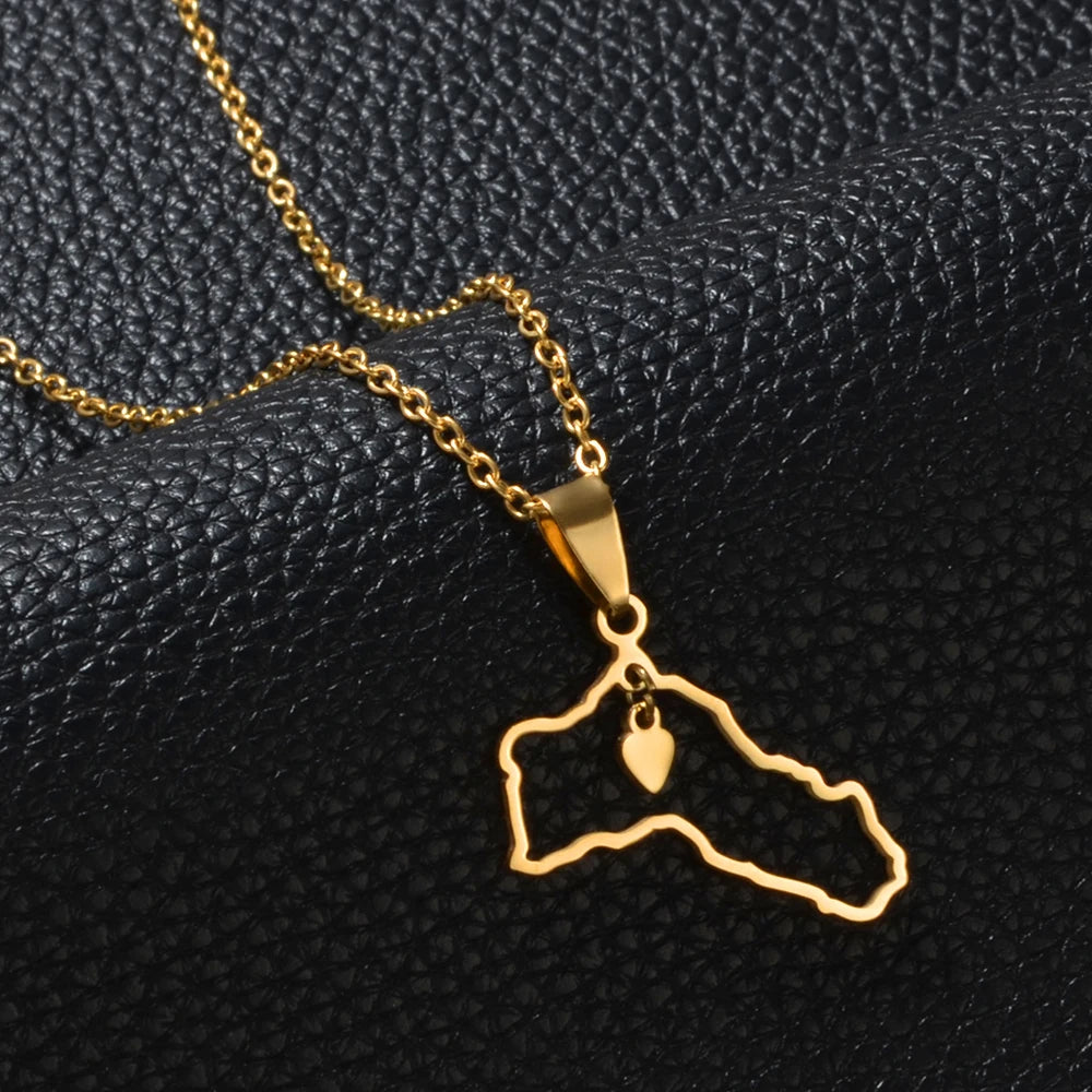 Kurdistan Pendant Necklaces for Woman Kurdish Jewelry Stainless Steel #598762