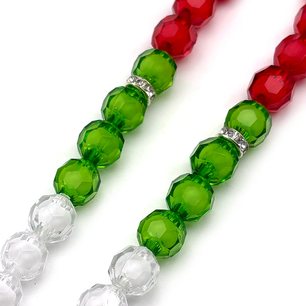 Kurdish Flag Prayer Beads Keychain Rosary Tasbih Car/Home/Office Hanging Kurdistan Jewelry Kurde Tesbih Kurdische Patches Banner