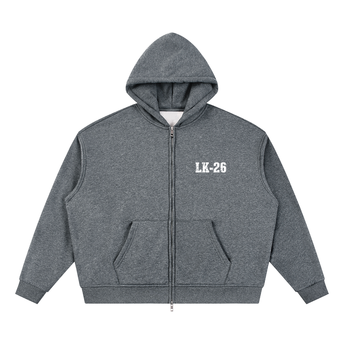 Unisex Sparkles Full Zip Boxy Hoodie